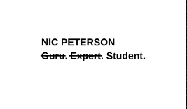 Nic Peterson Stuff and Things